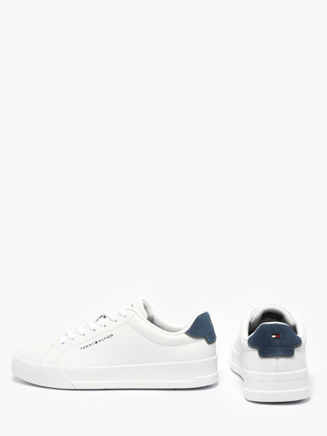 Sneakers Uit Leder Tommy hilfiger Wit men 536702W ander zicht 2